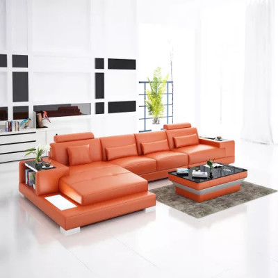 Upholstered Corner Sofa Living Landscape Designer Sofa Corner Sofa L-Shaped Corner Sofa Leather Sofa