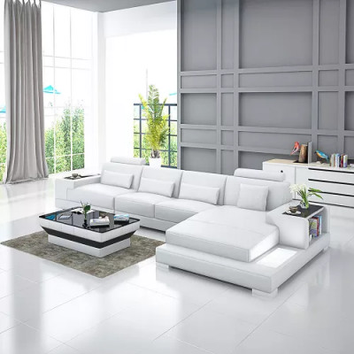 Upholstered Corner Sofa Living Landscape Designer Sofa Corner Sofa L-Shaped Corner Sofa Leather Sofa