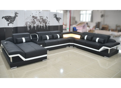 Modern corner sofa couch upholstered corner suite leather sofa seating area sofa living room new