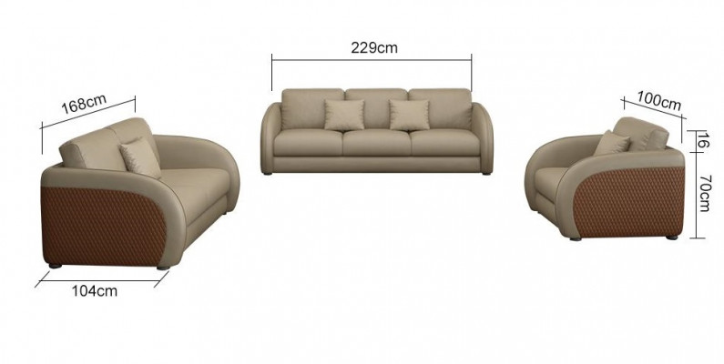 Exclusive designer furniture 32-seater sofa upholstery set 2-piece living area