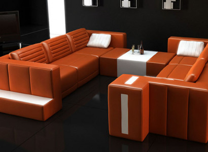 Modern elegant design living room sofas upholstery furniture U-shape for your home