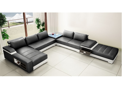 Designer comfort U-shaped corner sofa with excellent upholstery