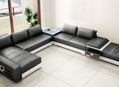 Designer comfort U-shaped corner sofa with excellent upholstery