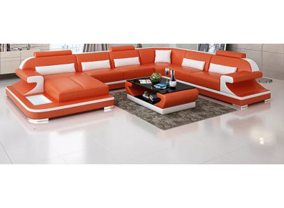 Corner sofa living area corner couch corner unit sofa L-shaped leather sofa couch upholstery