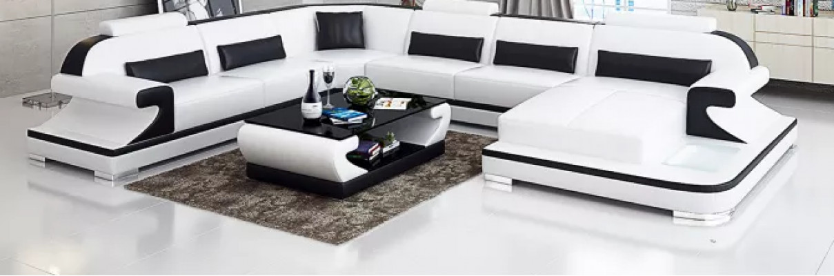 Corner sofa living area corner couch corner unit sofa L-shaped leather sofa couch upholstery