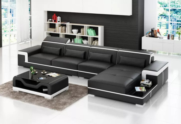 Designer corner sofa leather suite living room leather couch sofa upholstery couches sofas