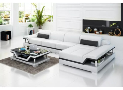 Seating landscape leather sofa corner sofa L-shape modern sofa corner sofa upholstery.