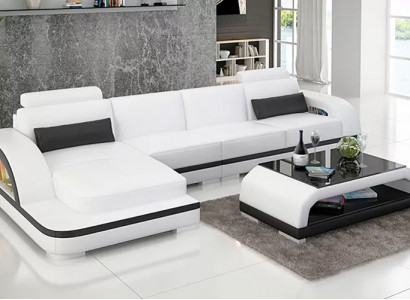 Modern sofa living landscape leather sofa corner sofa padded corner sofa L-shape