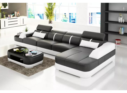 Design leather suite living room corner couch leather couch sofa upholstery couches sofas