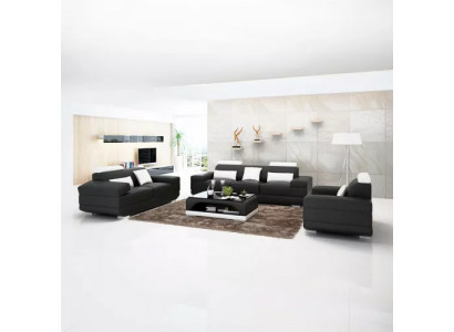 Modern couch sofa set 3-2-1 seater coffee table leather sofa sofa corner unit