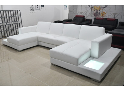 Leather sofa, Modern upholstery leather design corner sofa couch fabric living room landscape
