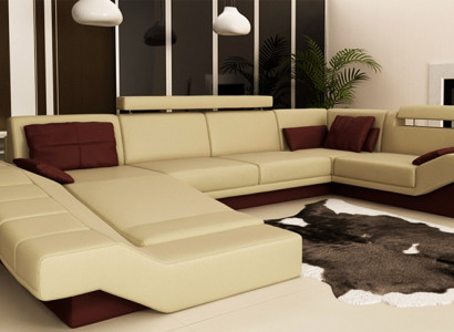 Modern Elegance The new U-shaped corner sofa with exquisite upholstery