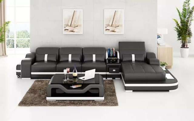 Upholstered corner sofa corner sofa living landscape leather sofa designer sofa corner sofa L-shape