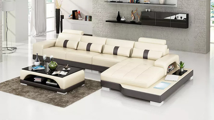 Corner sofa L-shape corner sofa leather sofa designer sofa upholstered corner sofa living area