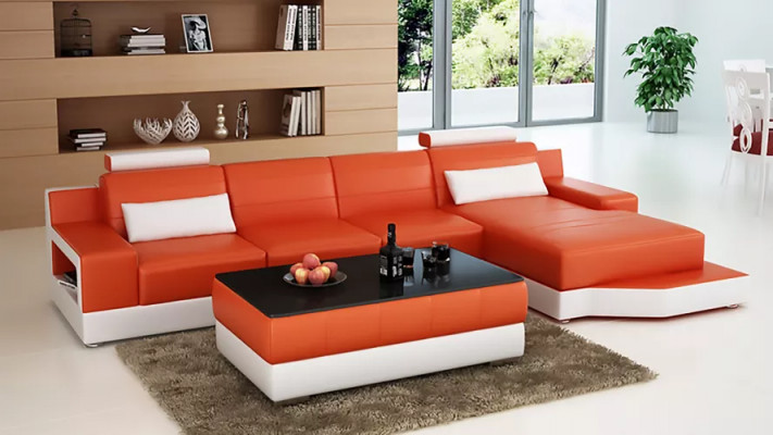 Sectional sofa L-shape modern sofa leather sofa corner sofa upholstered designer sofa