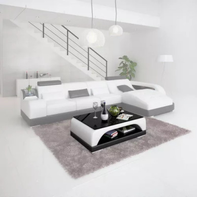 Corner sofa L-shape modern sofa leather corner sofa upholstered living landscape