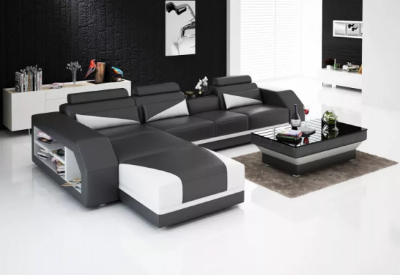 Sectional sofa upholstered designer sofa modern sofa leather sofa sectional sofa L-shape