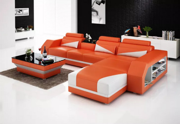 Sectional sofa upholstered designer sofa modern sofa leather sofa sectional sofa L-shape