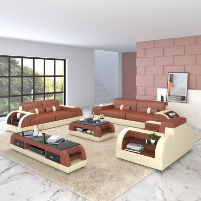 Sofa set 3+2+1 couch upholstery textile seat upholstery set leather design sofas