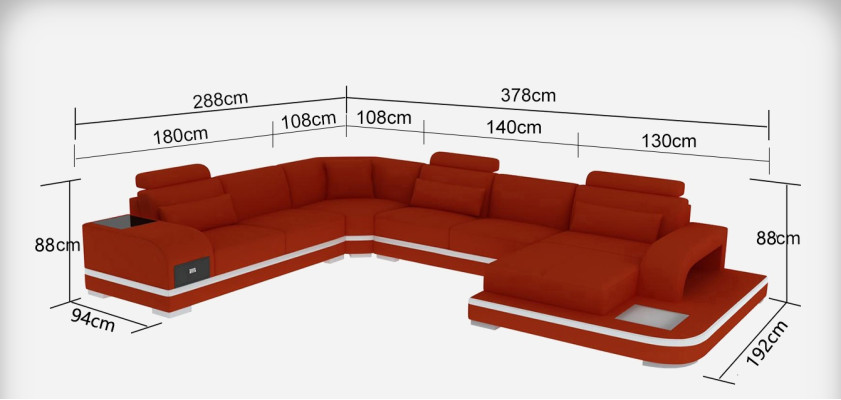 Leather sofa couch living area corner sofa corner suite design modern
