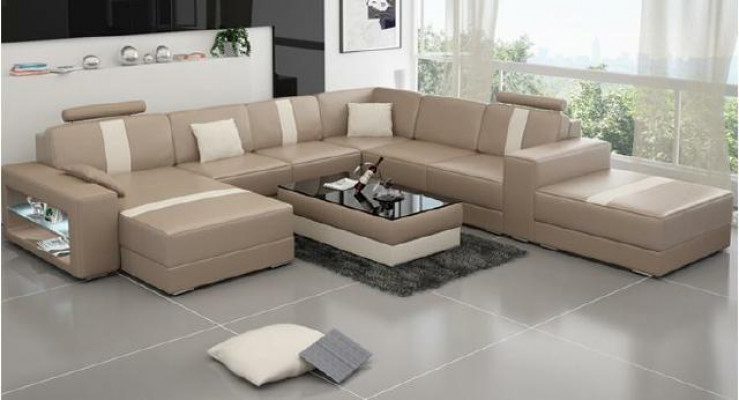 Leather sofa corner sofa sofa couch design seating upholstery suite living area