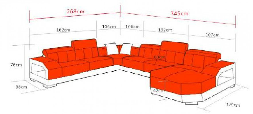 Living room landscape couch upholstery corner set designer leather sofa