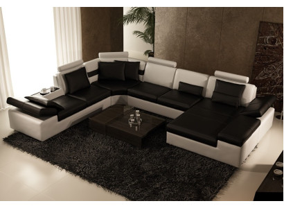 Leather Sofa Couch Living Area Corner Sofa Set Design Modern Sofa K5014