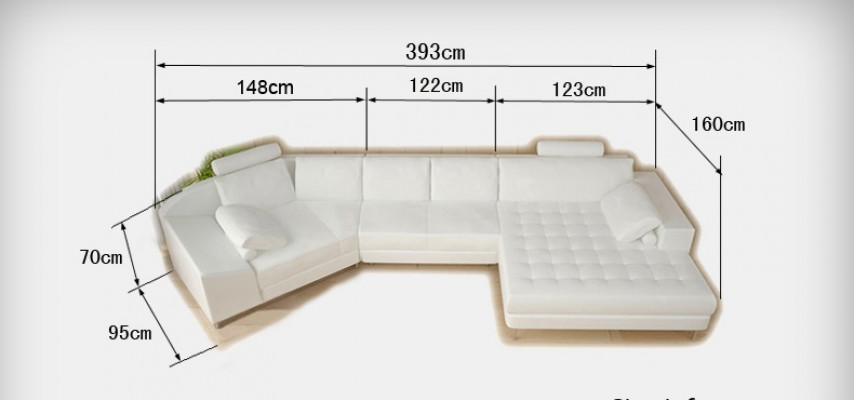 Modern textile corner sofa upholstered living room L-shape sectional sofa with USB corner sofa