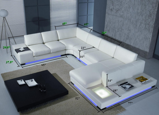Leather sofa couch living room set corner sofa corner suite design modern sofa with USB