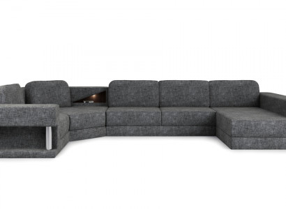 Sectional sofa with USB upholstery fabric design sofa suite living landscape Parliament
