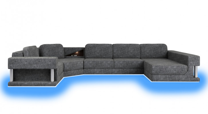 Sectional sofa with USB upholstery fabric design sofa suite living landscape Parliament