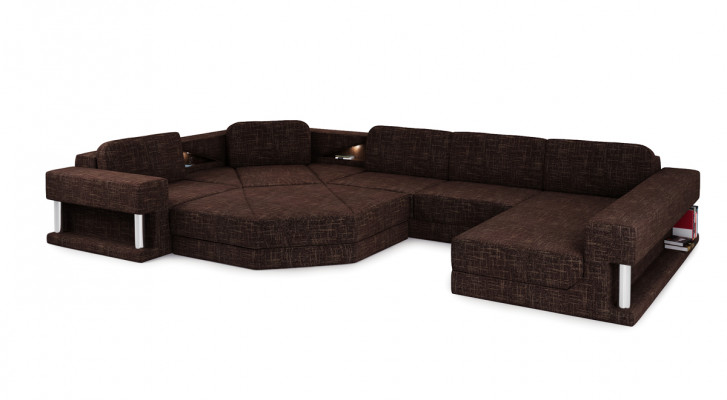 Corner sofa with USB upholstery textile design sofa set sectional Parliament