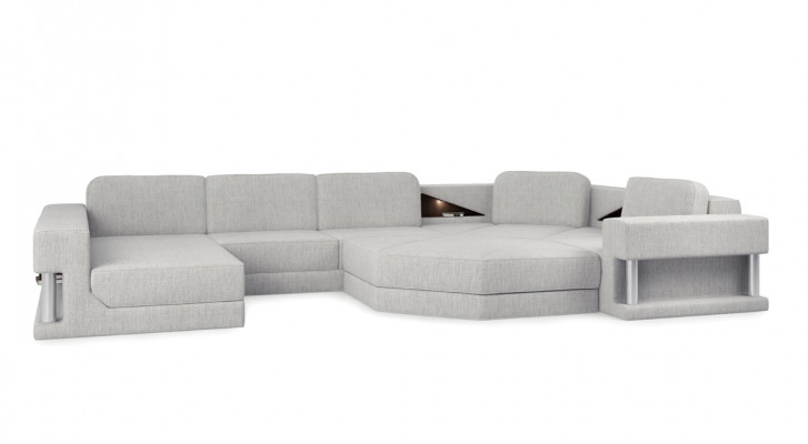 Corner sofa with USB upholstery textile design sofa set sectional Parliament