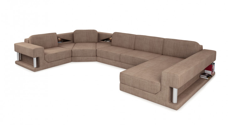 Corner sofa with USB upholstery textile design sofa set sectional Parliament