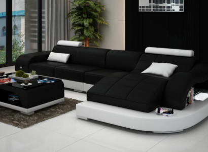 Living area corner sofa sofa with USB leather sofa designer sofa seat cushion new 3375