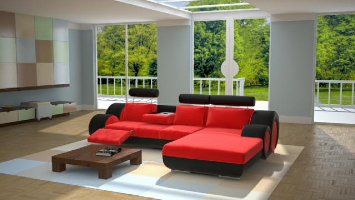 Design suite upholstered sectional corner sofa custom upholstery USB