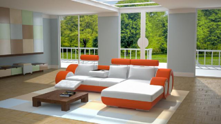 Design suite upholstered sectional corner sofa custom upholstery USB