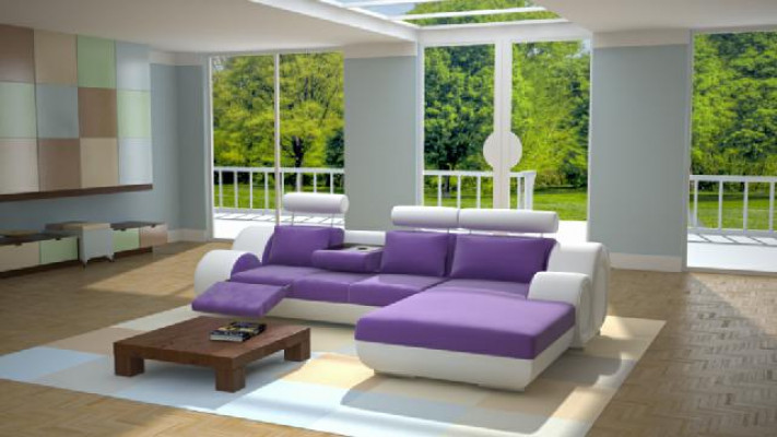 Designer couch sofa upholstery leather sofa + USB new suite living landscape corner couch