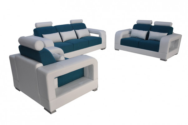 Sofa Couch Upholstery Living Area Seating Furniture Set Suite 3+2+1 Sofas