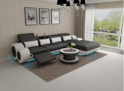 Leather sofa + USB sofa set new corner sofa corner set design modern sofa G8035H