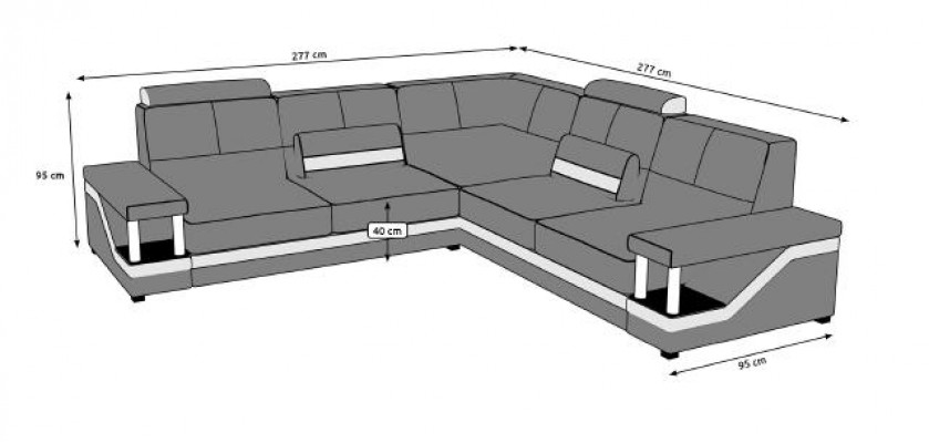 Leather sofa corner couch sofa + USB poster corner suite sofas fabric leather suite new