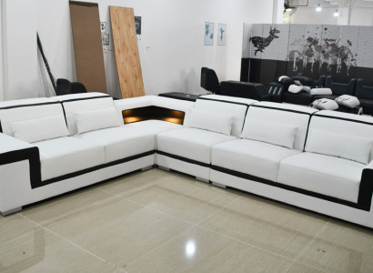 Leather sofa U-shaped sofa Modern sofa Living room sofa Modern sofa