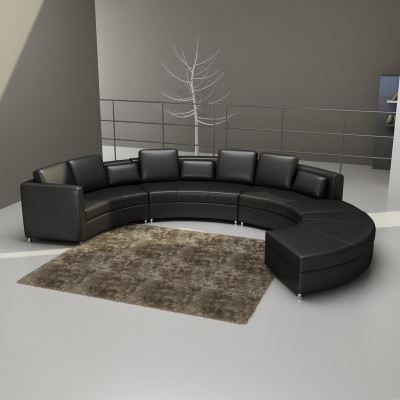 Leather sofa couch living landscape corner sofa corner set design modern sofa USB A1102