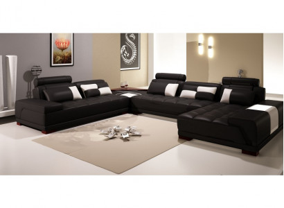 Sofa with USB, Couch Upholstery Set XXL Big Corner Sofas Living Landscape Corner Sofa New