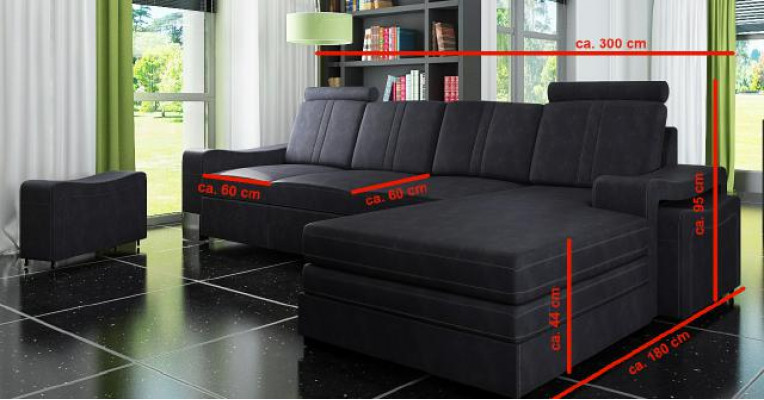 Fabric sofa with USB, upholstery set corner, new textile couch, corner sofa, fabric sofa.