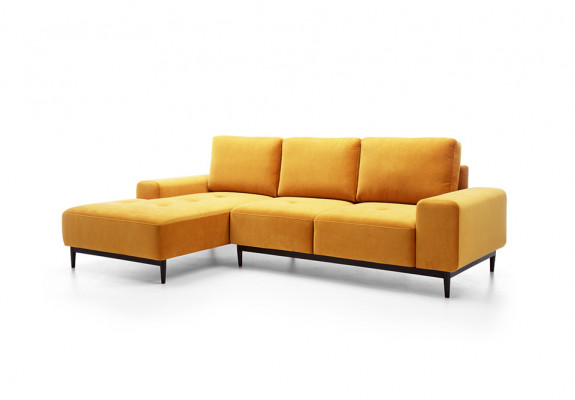 Corner sofa L-shape Yellow corner sofa Corner couch with bed storage Sofa seating area