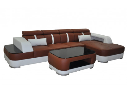 Design corner sofa L-shape sofa couch upholstered sleeper sofa bed function fabric