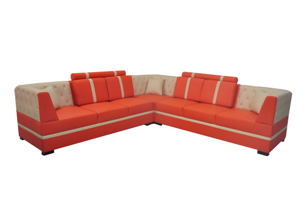 Leather sofa couch living landscape corner suite design modern sofa USB L shape A1128