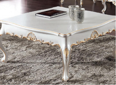 Coffee table side table living room wooden tables Italian style side table white