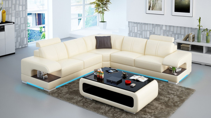 Leather Sofa Couch Living Area Corner Sofa Corner Suite Design Corner Sofa Sofa G8028B